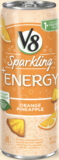 FREE V8+ Energy Sparkling Drink